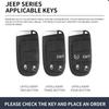 Für Jeep Weiche TPU Auto Schlüsselhülle Abdeckung Schutzhülle Für Jeep Grand Cherokee WK2 KL Wrangler JK Renegade Commander Compass Ac