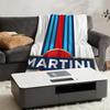 Car Cool Fashion R-Racing M-MartiniSES-ES Blanket Throw Super Cosy Plush Living Room Sofa Couch Childish Birthday Gifts
