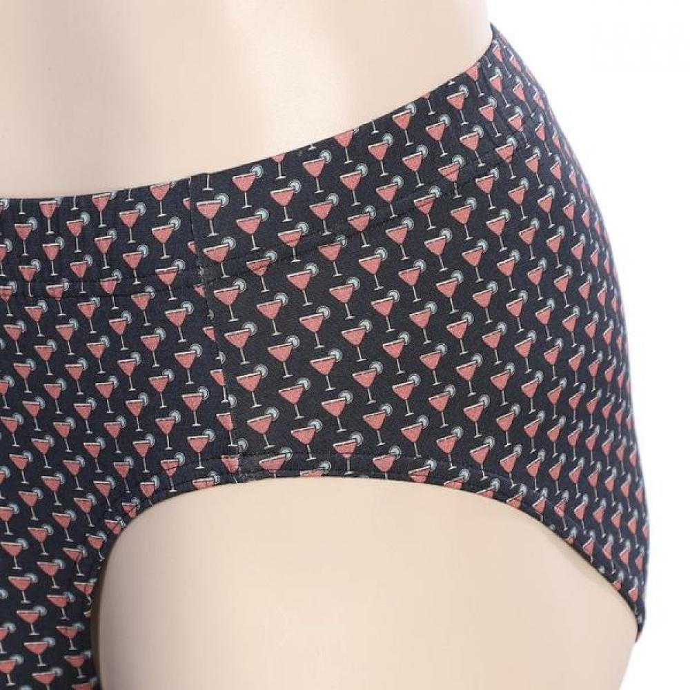 Barbara Men S Cocktail Print Triangle Panty Rayon  Gmt2023b 