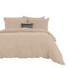 Cotton Bedding Set THICK TERRY 200x220 SOFT TERRY Beige Color