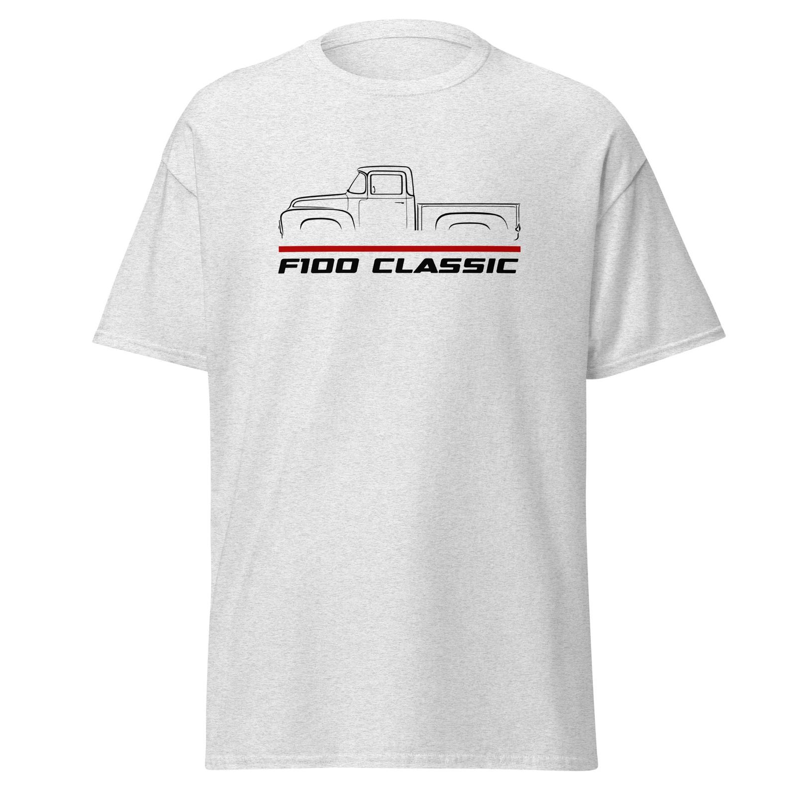 

Premium T-Shirt For Ford F100 Classic Truck 1956 Car Fans Birthday Gift Tee S