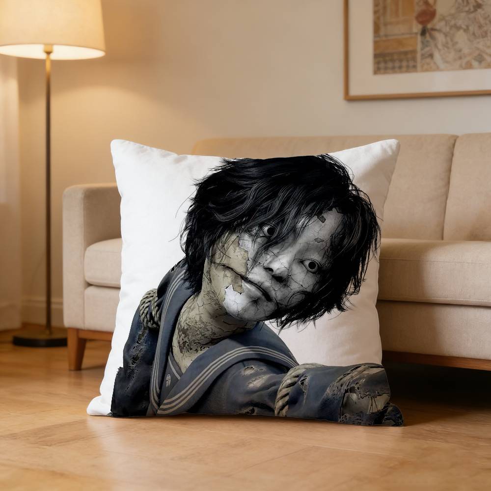 Horror SSilent HHill F Pillow Case Pattern Printed Pillowcase For Living Room Sofa Cushion Cover