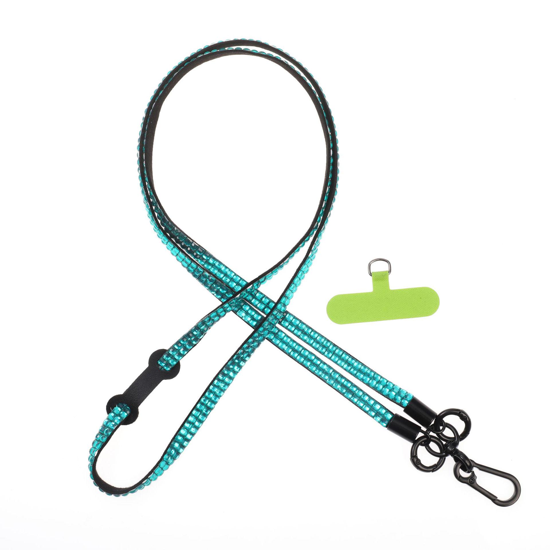 Crystal Diamond Adjustable Phone Lanyard Pad – Multifunctional Detachable Crossbody & Neck Rope Clip 0220