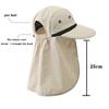 Fishing Hat Wide Brim Bucket Hat With Neck Cover Quick Dry Outdoor Sports Jungle Hiking Hat Men Fishermen Sun Protected Cap