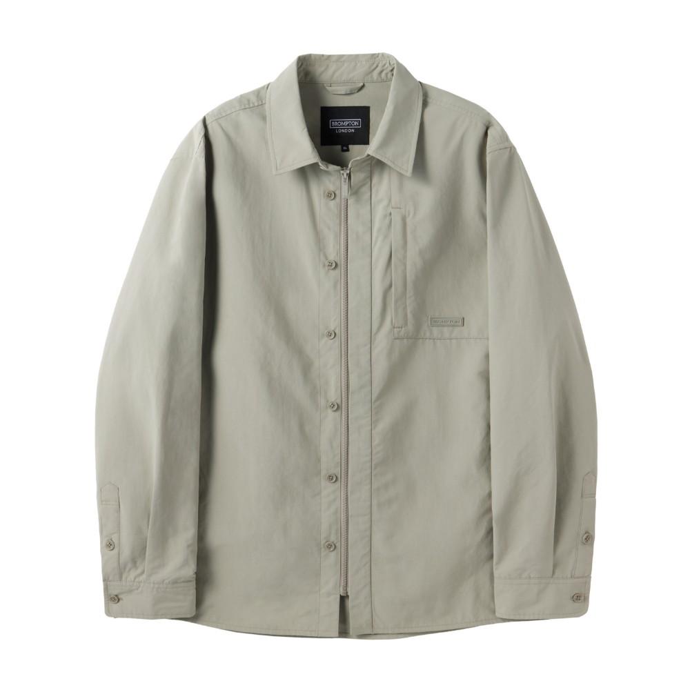 Brompton London City Explore Shacket - Greyish Khaki (P251Mjk162)