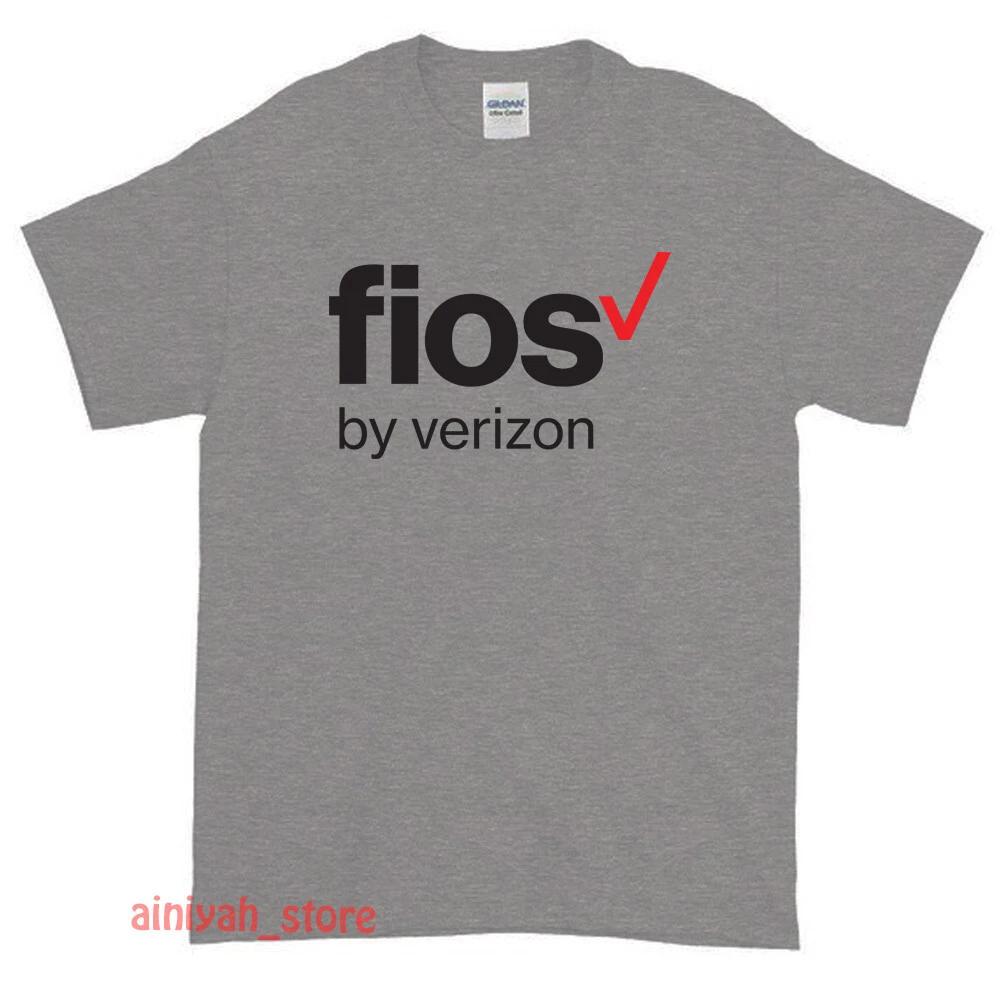 New Verizon Fios TV internet service Logo Men s Funny T shirt USA Size S-XXL S