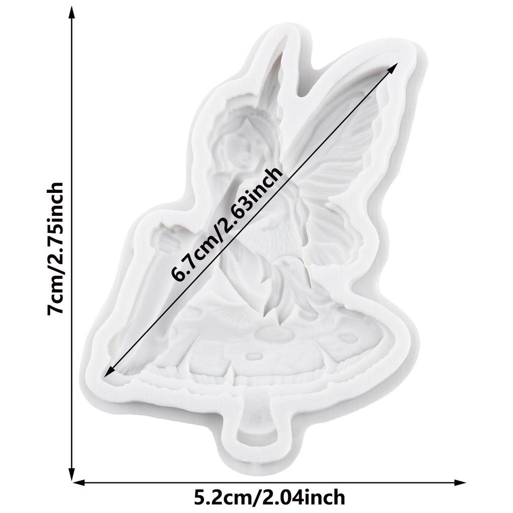 Flower Fairy Silicone Mold Butterfly Fairy Fondant Molds Cake Decorating Tools Theme Cake Dessert Decorated Chocolate Candy Mold