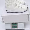 Summer New Slope Heel Sandals Bag Head Hollow Breathable Large Size Muffin Thick Bottom Velcro Size