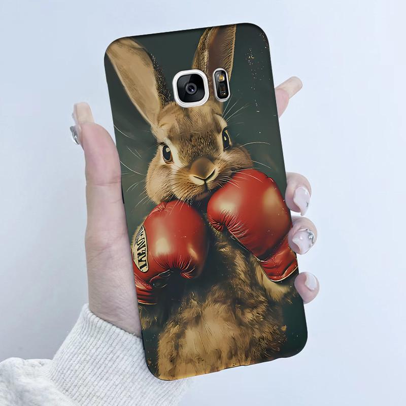 For Samsung Galaxy S7 S7Edge Case Soft TPU Silicone Cover Cute Astronaut Panda Phone Case For Samsung S7 S 7 Edge Coque Funda