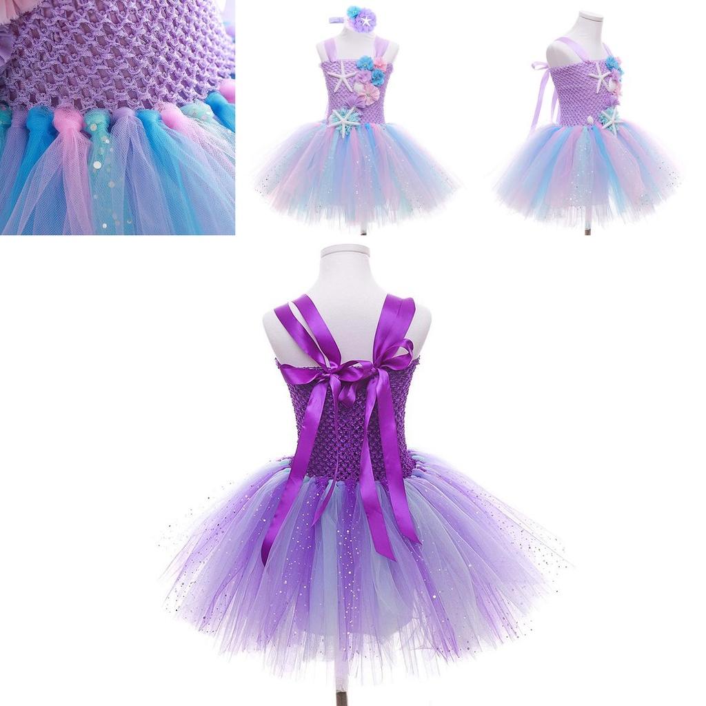 Mermaid Cosplay Princess Dress For Girls Cute And Elegant Perfect For Festivals And Performances