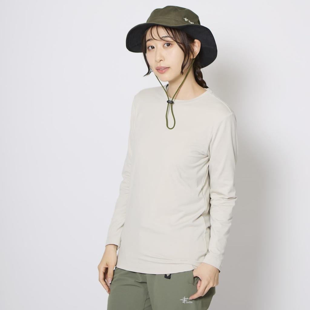Foxfire TS EX Stretch Warm Crew Shirt, Women's, Gray, Size L, 8115238