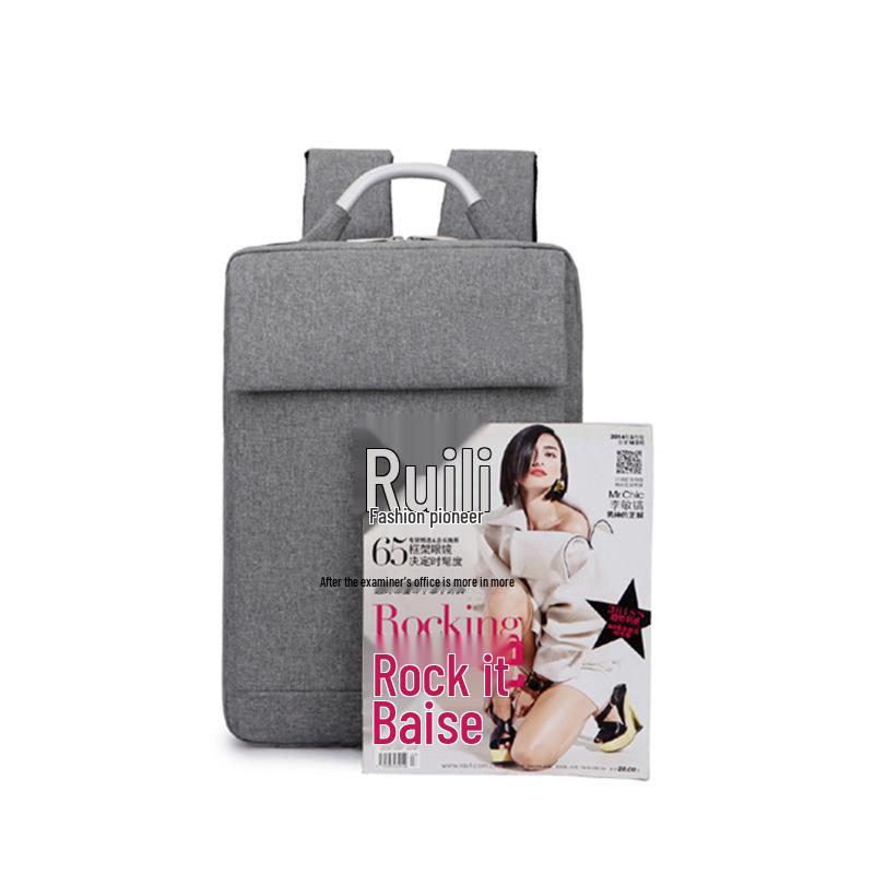 Women's Simple Multifunction Backpack: Solid Color Business, Casual, Laptop, Office, School, Travel Bag