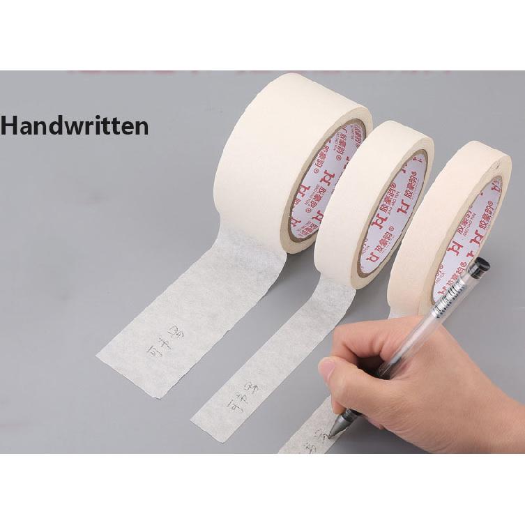 Masking Tape White Color Sealing Self Adhesive Tape Car Painting Shelter Decoration Paper Tape Waterproof 20m / RollPinstriping Tape 3