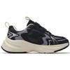 MLB Curve Runner New York Yankees Soft Comfortable Non-Slip Wear-Resistant Breathable Low-Top Casual Shoes Kids sneakers Black 7ASHCB05N-50BKS