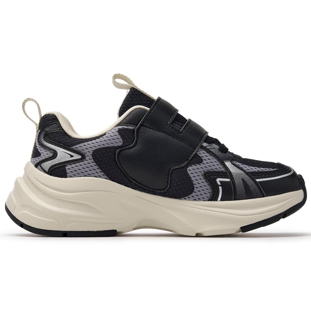 MLB Curve Runner New York Yankees Soft Comfortable Non-Slip Wear-Resistant Breathable Low-Top Casual Shoes Kids sneakers Black 7ASHCB05N-50BKS