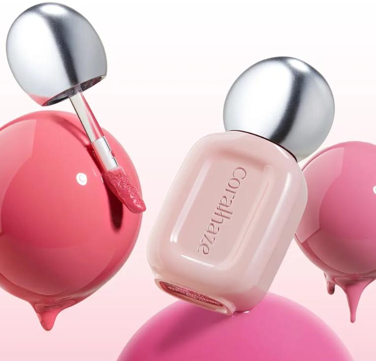 CORALHAZE Тинт-капля 4,5 г (8 цветов) – Сочный сияющий увлажняющий тинт для губ 201 Fairy
