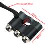 LMoDri Motorcycle Universal Aluminum Switch 7/8" Handlebar Control For Headlights Horns Emergency Stop Light Three-in-one