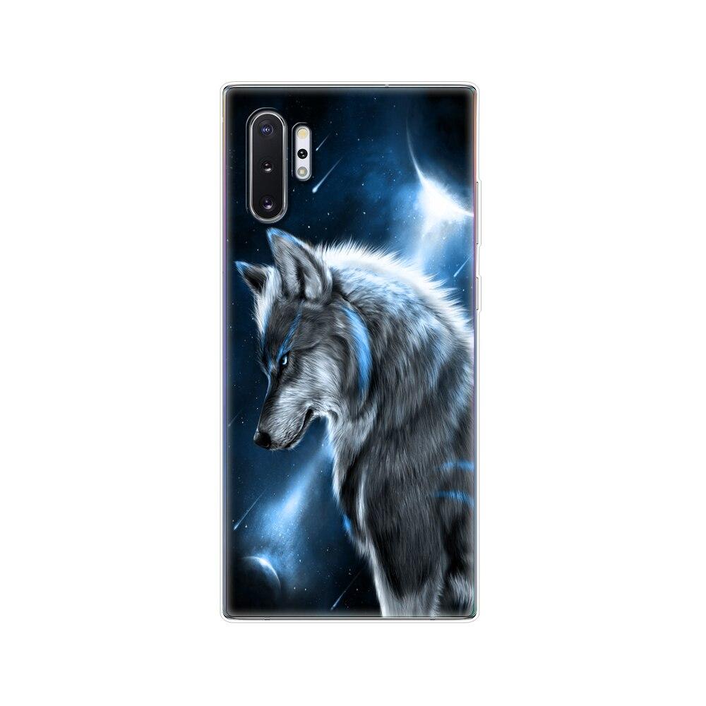 Silikonový kryt na telefon Pro Samsung Galaxy Note 10 Note10 Pouzdro Měkký TPU Zadní kryt Pro Samsung Note 10 plus fundas Coque nárazník