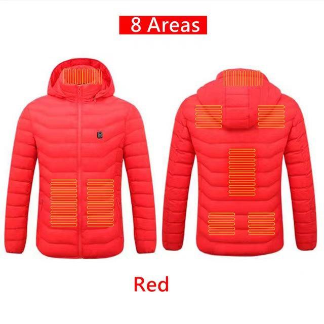 Smart Heated Cotton Coat - Outdoor Electric Heating Suit