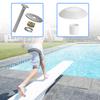 Steel Pool Diving Board Mounting Replacement for Two Hole Diving Boards Easy Installation with Screws&Washers