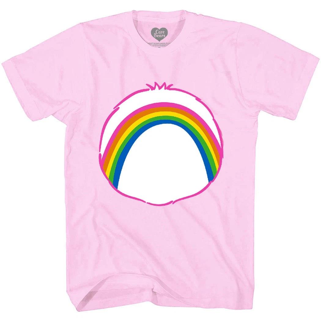 Care Bears Cheer Bear Belly Badge Costume 100% Cotton T-shirt Mens Tees Top S