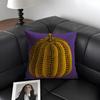 Yayoi Kusama Pumpkin Cushion Cover Natural Linen Organic Fabric DoubleSided Printing Sofa Home Decor Gift Pillow Case