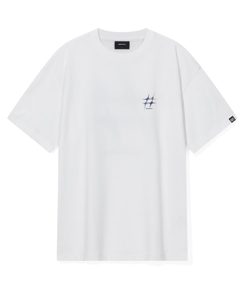 BEENTRILL Star Hashtag T-Shirt (White)