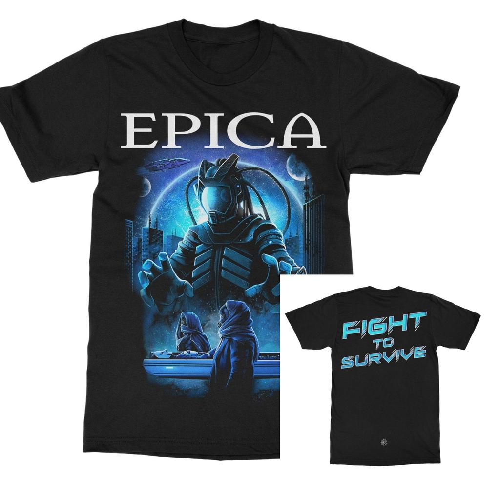 Epica  ARCANA Band TShirt  Cotton Graphic Tee Unisex Women Summer Streetwear Top