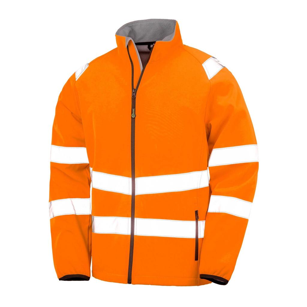 Result Recycled Unisex Adult Printable Safety Soft Shell Jacket
