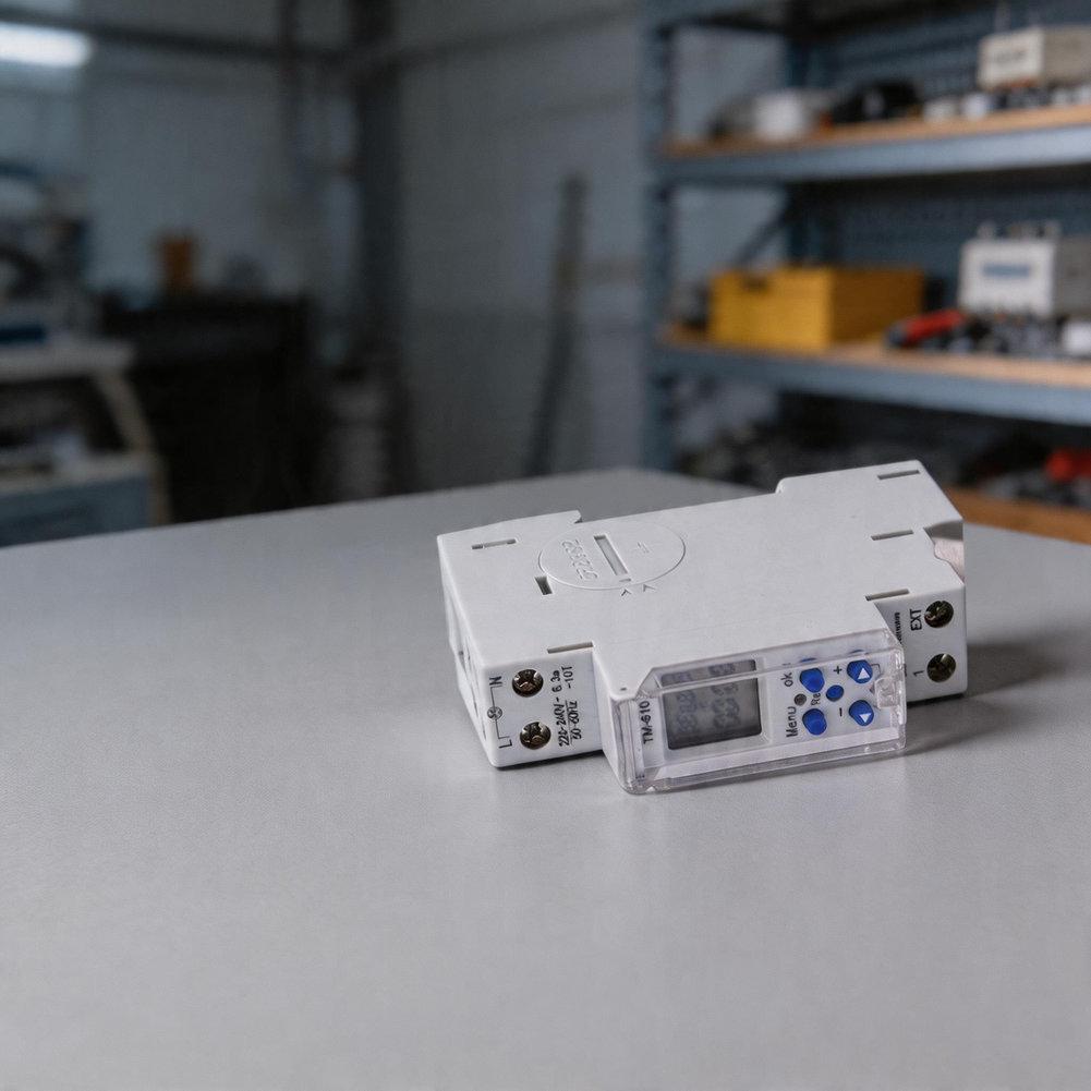 2026 Dual Channel DIN Rail Time Control Switch LCD Digital Display 16A Wide Voltage For Industrial= Lighting For Home=Automation