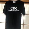 T-SHIRT NERA COMME DES GARCONS XL BUONA T-SHIRT Unisex