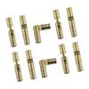 10 Pieces Small Barrel Hinge, Quick Installation, Brass Furniture Hinges for Pencil Boxes Music Boxes