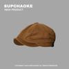 Men's and women's versatile British-style newsboy caps, octagonal hats, trendy baseball caps, and painter's berets