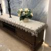 Table Cloth Rectangle Europe Coffee Embroidered Lace Tv Cabinet Shopbox Table Cover Tablecloth Fabric Long Strip Dust Cover