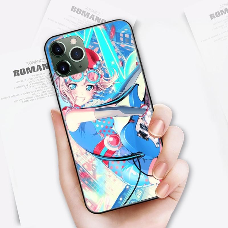 Husă de Telefon Drăguță Bang Dream Pentru IPhone 14 13 12 11 XS X 8 7 6 Plus Mini Pro Max SE 2022 Husă Moale Neagră