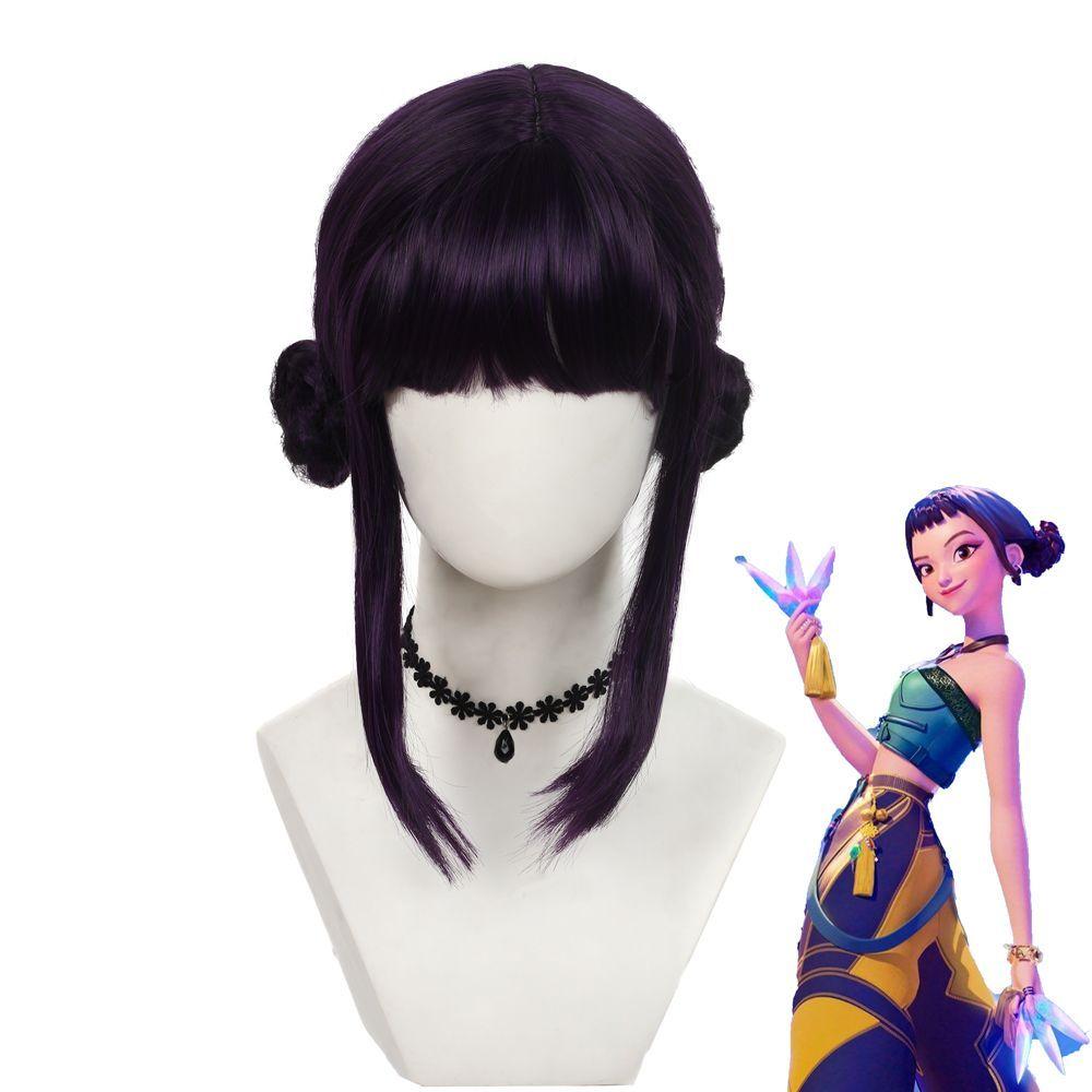 SKpop Hexenjäger Gruppe Rumi, Mira, Zoe Cosplay Perücken + Sandboy Baby Abby Perücken