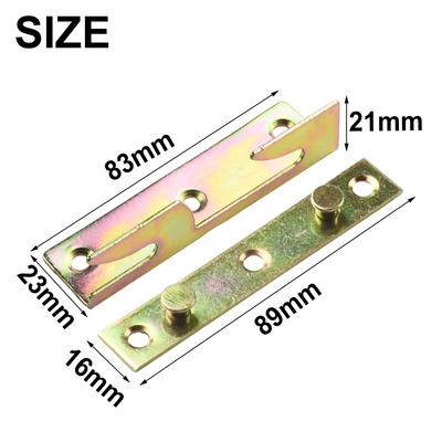 Furniture Bed Rail Bracket Bed Rail Hook Bed Bed Rail Bracket Fixing Connector Furniture Hinge Snap Connectors