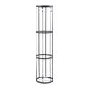 Ball Storage Rack Columnar Vertical Garage Sports Organizer for School