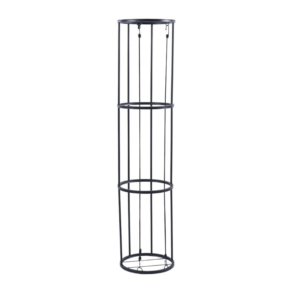 Ball Storage Rack Columnar Vertical Garage Sports Organizer for School