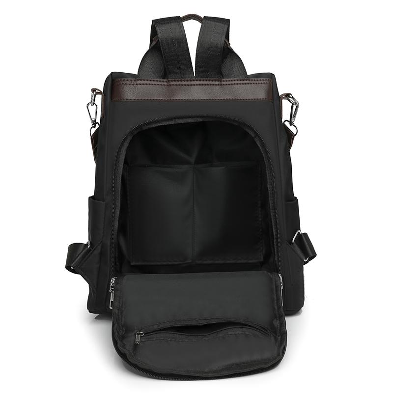 Anti-Theft Backpack Women's Nylon Travel Bag Multifunctional Lightweight Shoulder Bag