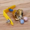 Bird Toys Large Bell Color String Toy for Cage for African Greys Budgies Parakeet Cockatiel Lovebird Parrot Small Birds