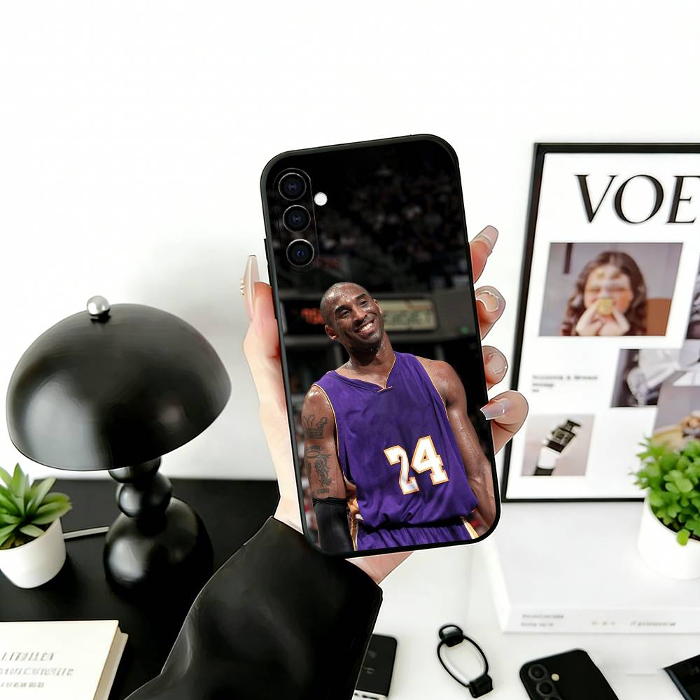 Coque de téléphone K-Kobe Bryant Silicone Noir Souple Pour Samsung Galaxy A73,A72,A71,A70,A53,A52,A51