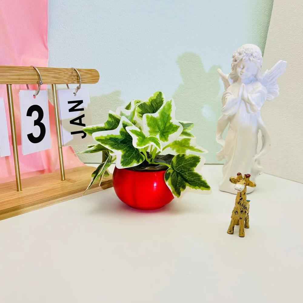 

Хурма Эпипремнум Золотистый Цветочный горшок Имитация Зеленое растение Растение в горшке White Border Sweet Potato Leaf