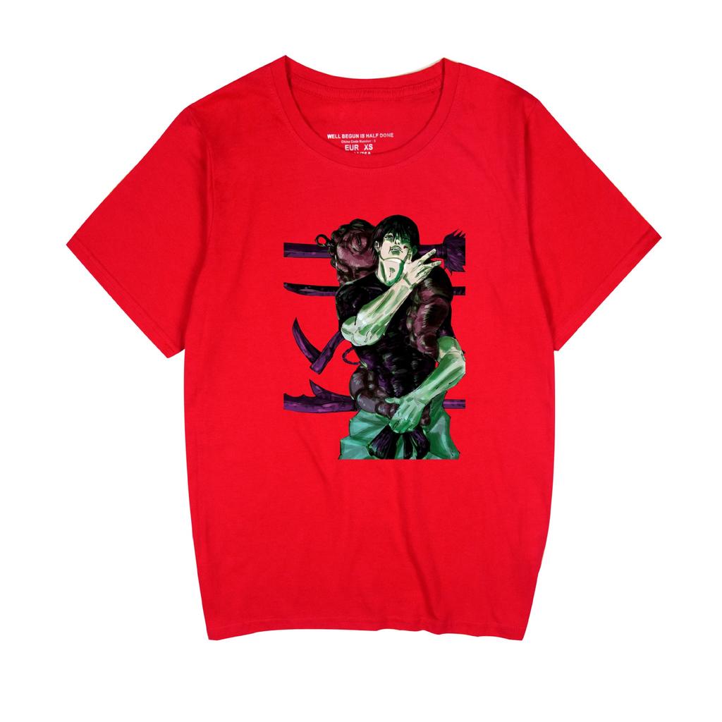 Jujutsu Kaisen Anime Women Men's T-shirts Graphic Shirt Cartoon Printed O-Neck Oversized Short Sleeves