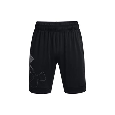 Solid Color Large Logo Print Breathable Sports Training Shorts Men Shorts Black 1370394-001