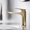 NHLYX New Modern Bathroom Sink Faucet Single Handle Deck Mounted Wash Basin Water Tap Brass Core Hot And Cold Mixer Torneira Pia