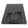Solar Charger 30W 18V ETFE Flexible Monocrystalline Silicon Solar Panel Charger for 12V Battery