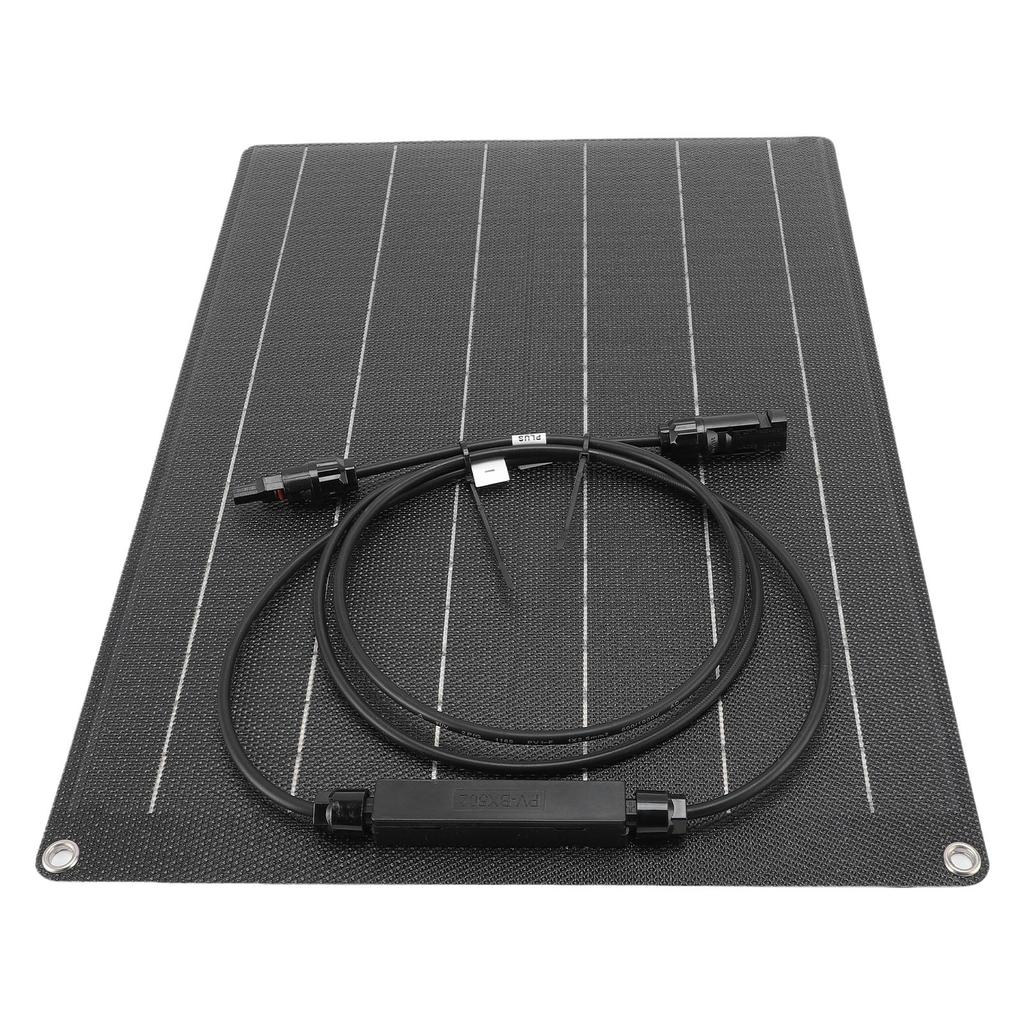 Solar Charger 30W 18V ETFE Flexible Monocrystalline Silicon Solar Panel Charger for 12V Battery