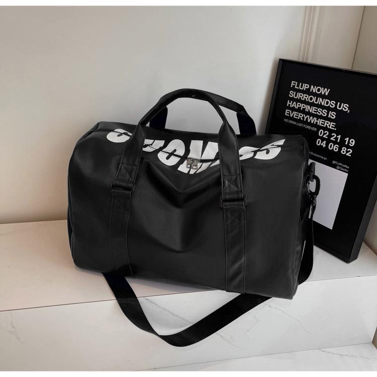 

Travel Bag with Anti Splash Water and Dry Wet Separation, New Sports Bag, Portable High-end Fitness Bag, Outdoor Large Capacity Width 49 height 27 thickness 26 handheld 14cm чёрный