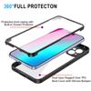 360 Full Screen Protection High Transparency Phone Cover Case For iPhone 15 Pro Max 14 1Plus 13 Mini 12 11 X XS XR XS Max 4G 5G
